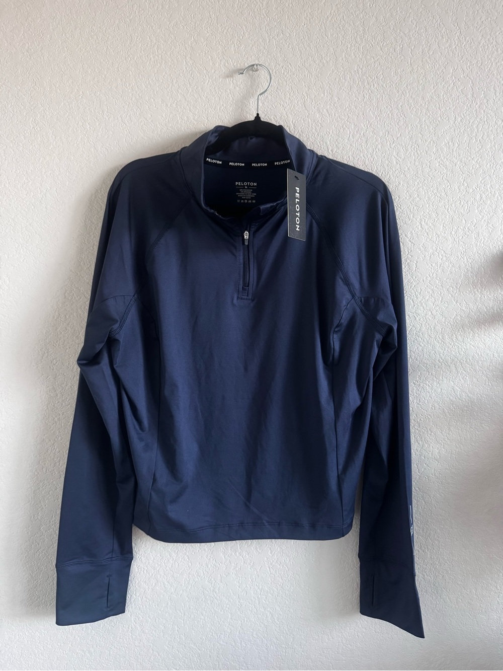 NWT Peleton Warm Up 1/4 Zip XL Navy